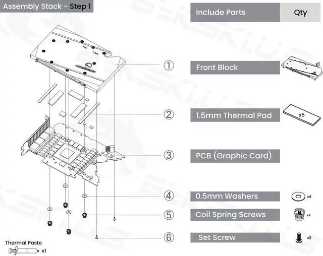 Alt view image 7 of 7 - Bykski Full Coverage GPU Water Block w/ Integrated Active Backplate for NVIDIA GeForce RTX 3090 Founders Edition (N-RTX3090FE-TC-V2)