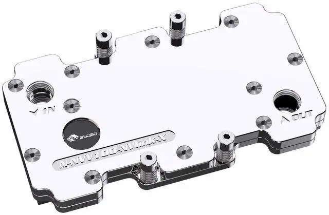 Main image of Bykski Full Coverage GPU Water Block for NVIDIA TESLA V100 NVLink | 36.06mm Mount Spacing (N-NVV100-NVLink-X)