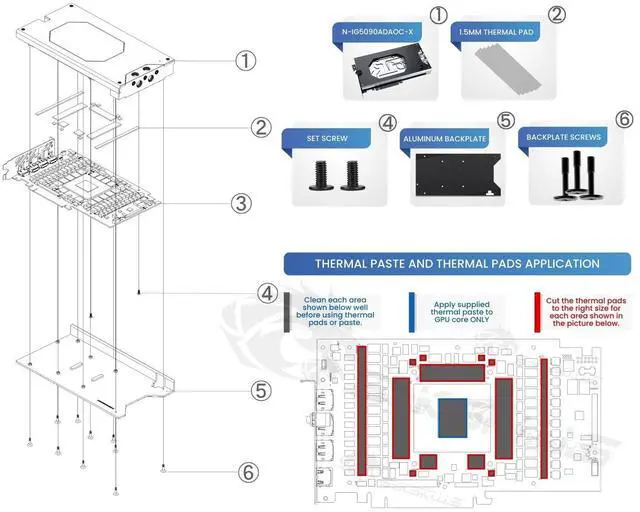 Alt view image 4 of 5 - Bykski Armored End Port GPU Waterblock with Backplate For COLORFUL iGame Geforce RTX 5090D Advanced 32GB (N-IG5090DADOC-X)
