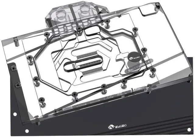 Main image of Bykski Full Coverage GPU Water Block and Backplate For Colorful iGame GeForce RTX 4070 Ti Super Ultra W OC 16GB V2  (N-IG4070TISULOC-X)