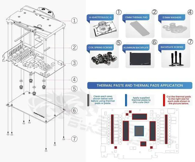 Alt view image 4 of 5 - Bykski Full Coverage GPU Water Block and Backplate For Colorful iGame GeForce RTX 4070 Ti Super Ultra W OC 16GB V2  (N-IG4070TISULOC-X)