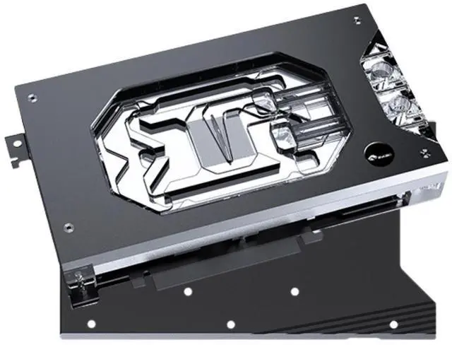 Main image of Bykski Armored End Port GPU Waterblock with Backplate For INNO3D GeForce RTX 5090 D NIGHT X3 (N-ICH5090DX3-X)