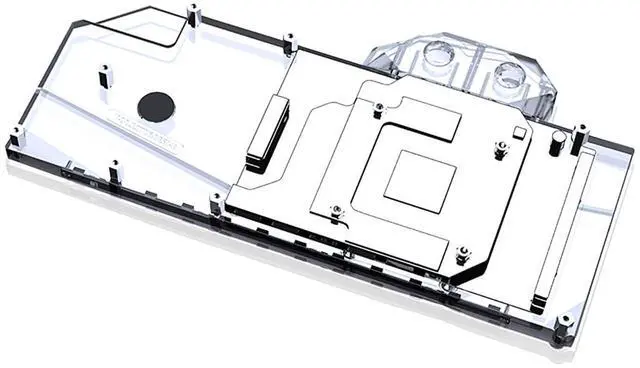 Alt view image 2 of 7 - Bykski Full Coverage GPU Water Block and Backplate for Colorful iGame RTX 3060/3060Ti  (N-IG3060TIULOC-X)