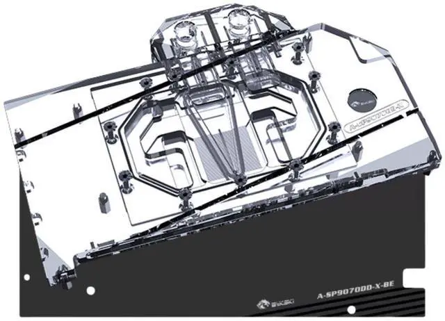 Main image of Bykski Full Coverage GPU Water Block and Backplate For Sapphire NITRO+ AMD Radeon RX 9070 (A-SP9070DD-X)