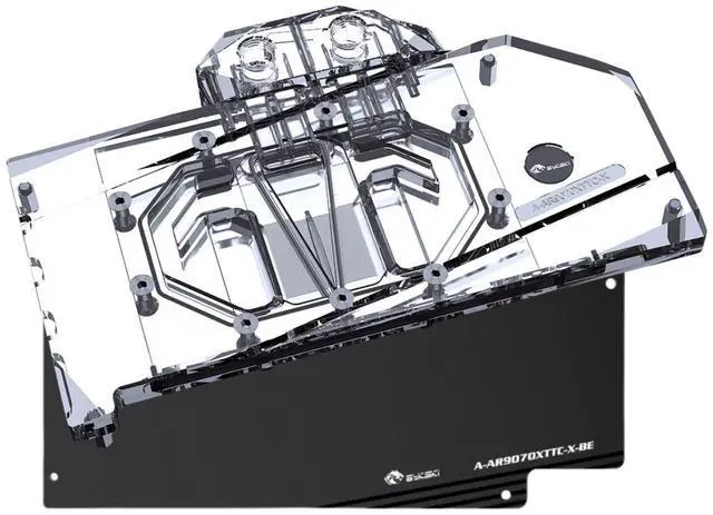 Main image of Bykski Full Coverage GPU Water Block and Backplate For ASRock AMD Radeon RX 9070 XT Taichi 16GB OC (A-AR9070XTTC-X)
