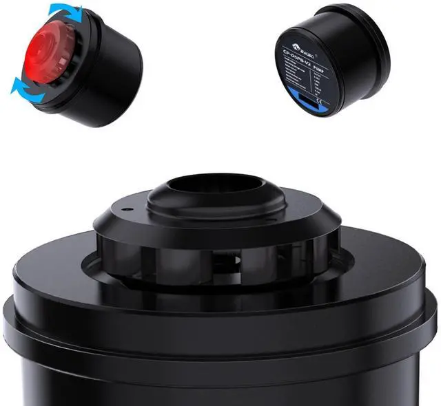 Alt view image 2 of 5 - Bykski CP-D5PB-V2 Liquid Cooling 12V PWM Speed Controlled Pump Motor - 720L/H Flow Rate For Custom Watercooling Systems (CP-D5PB-V2)