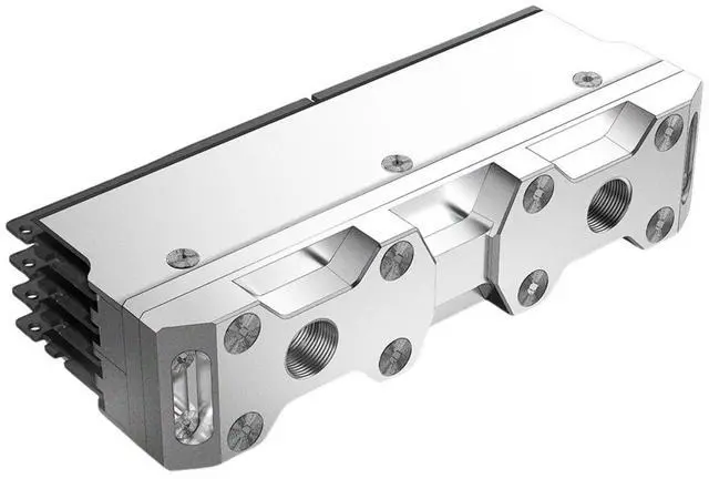 Alt view image 2 of 4 - Bykski Durable Metal 4 Channel DDR4/5 Memory Heat Spreader/Block Combo (B-MRCOV-SR) - Continuous Usage