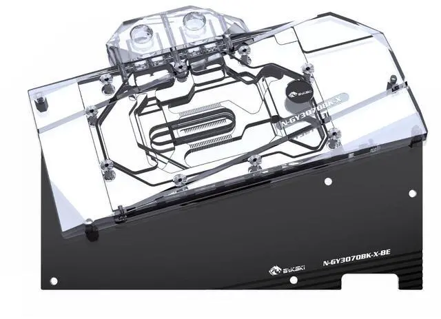 Main image of Bykski Full Coverage GPU Water Block and Backplate for GALAXY RTX 3070 Metal Master (N-GY3070BK-X)