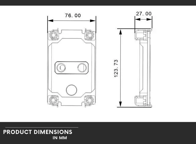 Alt view image 4 of 5 - Bykski CPU-4189-SR Durable All Metal CPU Water Block For LGA 4189 Intel Copper/Ice Lake - Continuous Usage