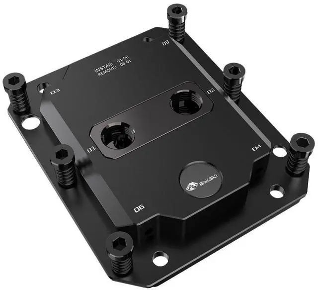 Alt view image 3 of 5 - Bykski CPU-FT5796-SR Durable All Metal CPU Water Block For ARM S5000C 64 - Continuous Usage