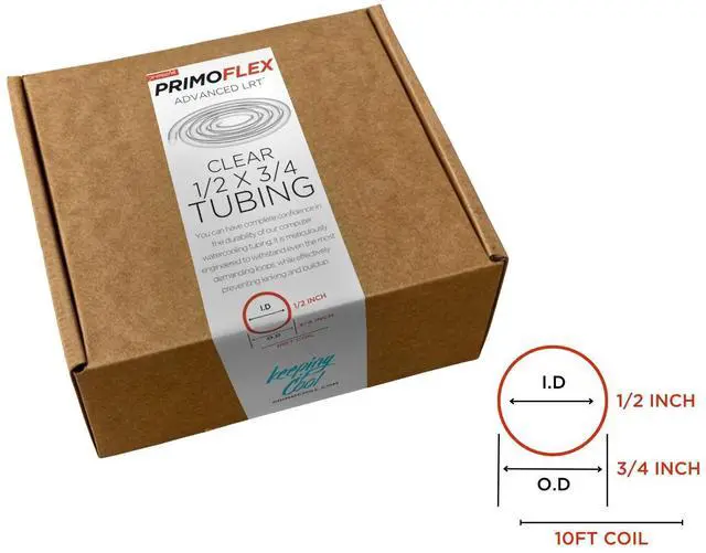 Alt view image 2 of 5 - PrimoChill PrimoFlex LRT Custom Watercooling Flexible Tubing -1/2in.ID x 3/4in.OD, 10 feet Bundled with System Prep and Coolant, Made with Premium Materials, Proudly Made in the USA