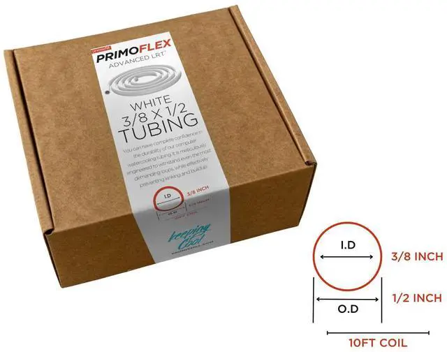 Alt view image 2 of 5 - PrimoChill PrimoFlex LRT Custom Watercooling Flexible Tubing -3/8in.ID x 1/2in.OD, 10 feet Bundled with System Prep and Coolant, Made with Premium Materials, Proudly Made in the USA