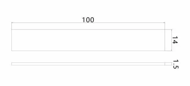 Alt view image 3 of 4 - Bykski Silicone Thermal Pad - 100 X 14 X 1.5 - Thermal Conductivity 6.0 W/MK  (B-GRP-1.5-X )