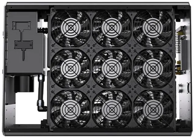 Alt view image 3 of 7 - Bykski SPD External Thermal Exchange Liquid Cooling Unit - 4 GPU Optimized Thermal Solution - (B-1080-SPD-CEC-X)