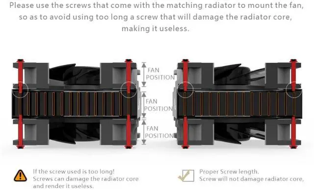 Alt view image 5 of 5 - Bykski Extreme-Performance Multi-Block 3,200W Heat Dissipation Radiator, 4x120mm Support (CR-RD480RC-TK100)