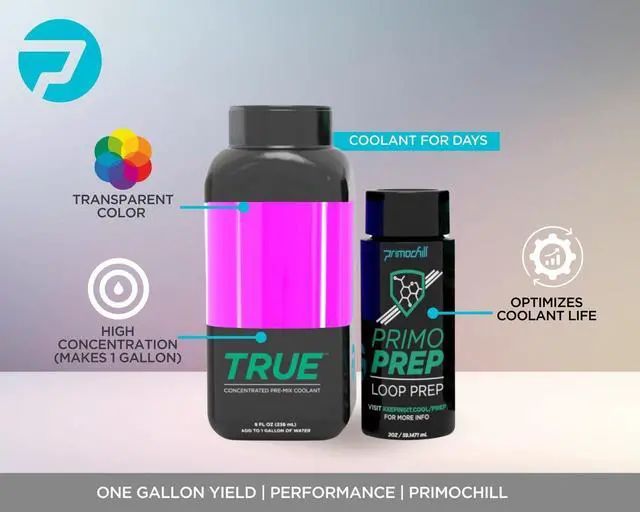 Alt view image 3 of 5 - PrimoChill True - Computer WaterCooling Coolant, Concentrate, Low-Conductive, Transparent, Full Protection, PrimoPrep Included, Proudly Made in the USA (Yields a Gallon of Coolant)