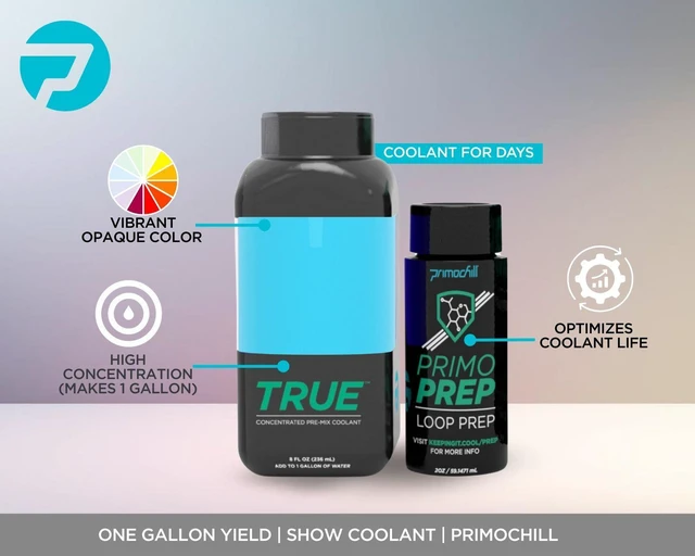 Alt view image 2 of 4 - PrimoChill True Opaque - Computer WaterCooling Coolant, Concentrate, Solid/Non-Transparent, Full Protection, PrimoPrep Included, Proudly Made in the USA (Yields a Gallon of Coolant)