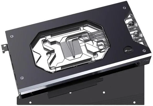 Main image of Bykski Armored End Port GPU Waterblock with Backplate For Galax GeForce RTX 5090 D Luna OC (N-GY5090DXY-X)