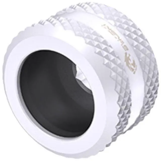 Main image of Bykski Anti-Off Rigid 16mm OD Fitting (B-FTHTJ-L16) - White