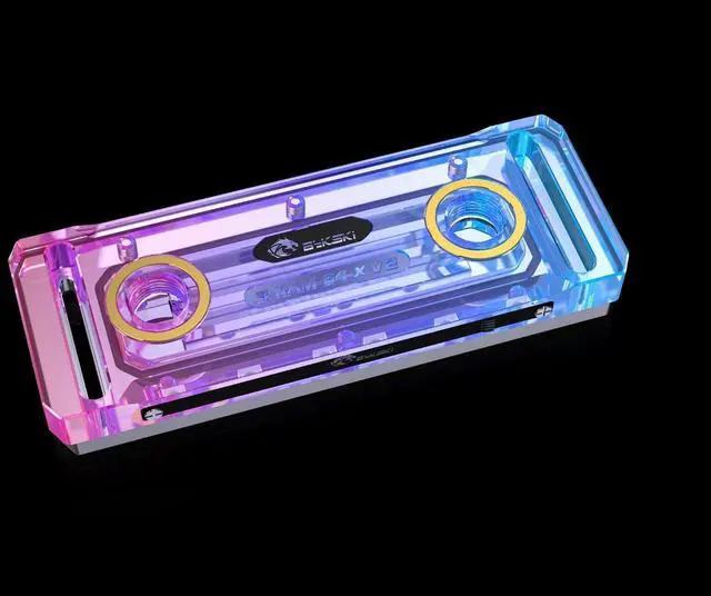 Alt view image 2 of 6 - Bykski B-RAM-D4-X-V2 Four Memory Water Block w/ 5v Addressable RGB (RBW)