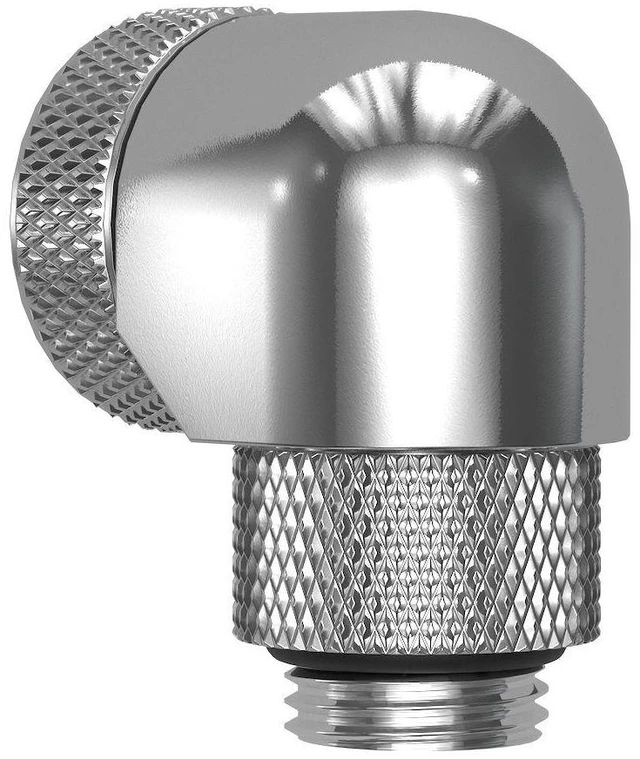 Alt view image 2 of 3 - PrimoChill InterConnect SX Premium G1/4 to 90 Degree Adapter Fitting for 14MM Rigid Tubing (FA-G9014)