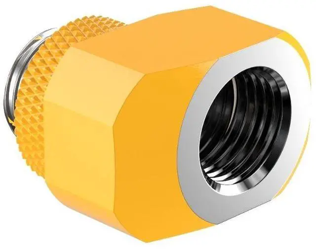 Main image of PrimoChill InterConnect SX Male to Female G 1/4in. Offset Full Rotary Fitting - 10mm