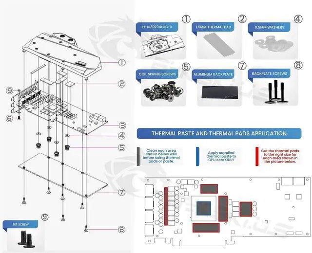 Alt view image 4 of 5 - Bykski Full Coverage GPU Water Block and Backplate for Colorful iGame RTX 3070 Advanced OC (N-IG3070ULOC-X)