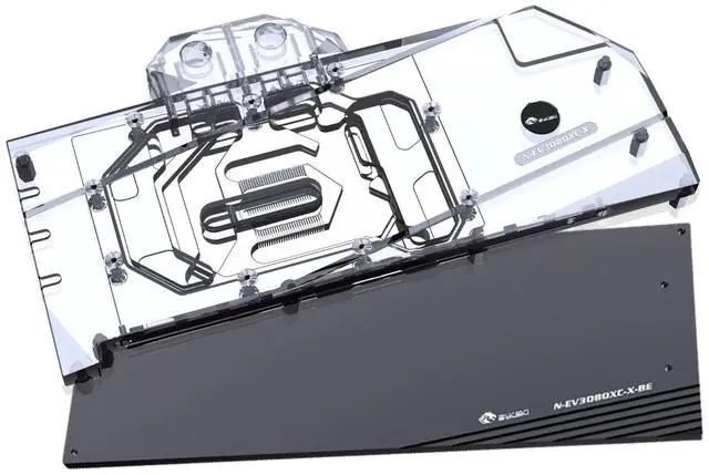 Main image of Bykski Full Coverage GPU Water Block and Backplate for EVGA RTX 3080 XC3 (N-EV3080XC-X)