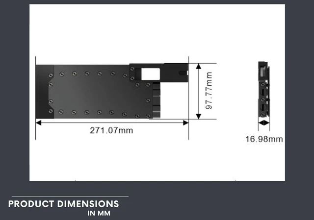 Alt view image 5 of 6 - Bykski Durable 360mm Server AIO Liquid GPU Cooler For NVIDIA RTX PRO 6000 Blackwell Server Edition (B-FRD-RTXPRO6000-SR-360)