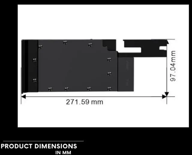 Alt view image 5 of 6 - Bykski Durable 360mm Server AIO Liquid GPU Cooler For NVIDIA TESLA L40 (B-FRD-TESLA-L40-X-360)