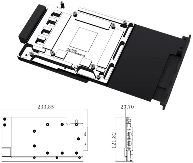 Alt view image 2 of 5 - Bykski Durable All Metal GPU Water Block and Backplate For NVIDIA RTX PRO 6000 Blackwell Workstation Edition (N-RTXPRO6000-WS-SR) - Continuous Usage