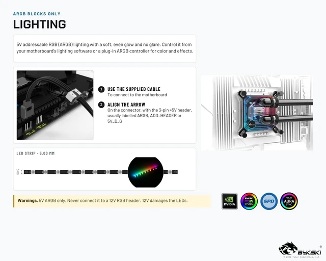 Alt view image 4 of 5 - Bykski CPU-RAY-MC-M High-Efficiency CPU Water Cooling Block for AMD Ryzen / Threadripper / EPYC (AM5/AM4/TR4/sTRX4/sWRX8/SP3)