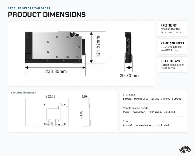 Alt view image 6 of 6 - Bykski Durable Metal GPU Water Block and Backplate For NVIDIA RTX PRO 6000 Blackwell Workstation Edition (N-RTXPRO6000-WS-SR) - Continuous Usage
