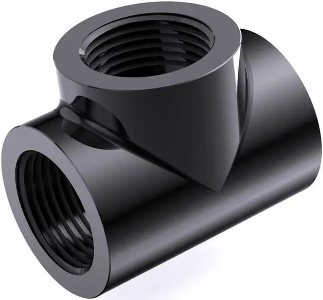 Main image of Bykski G 1/4in. Triple Female 90 Degree T Adapter Fitting (CC-TE3-X-V2)