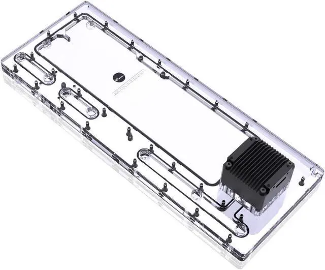 Main image of Bykski Distro Plate For TT LEVEL20 GT - PMMA w/ 5v Addressable RGB(RBW) (RGV-TT-LEVEL20GT-P-K)