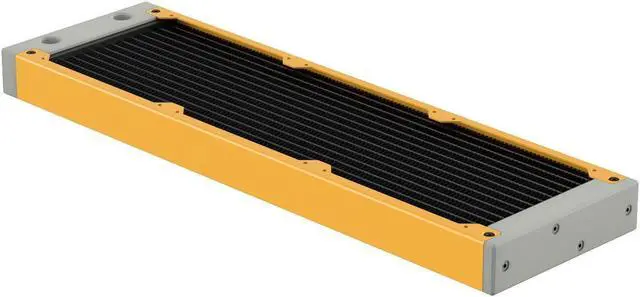 Alt view image 2 of 7 - PrimoChill 360SL (30mm) EXIMO Modular Radiator, White POM, 3x120mm, Triple Fan (R-SL-W36) Available in 20+ Colors, Assembled in USA and Custom Watercooling Loop Ready