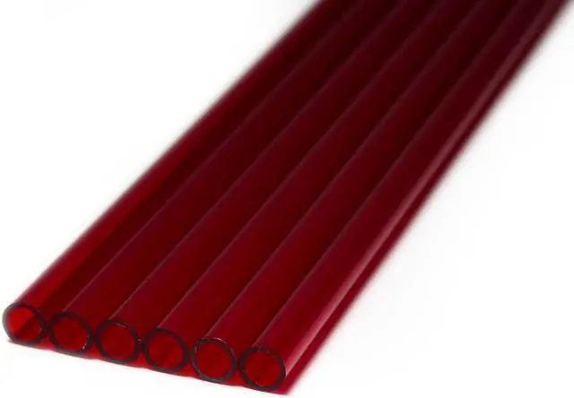 Main image of PrimoChill 1/2in. Rigid PETG Tube – 6 x 30in. – Blood Red