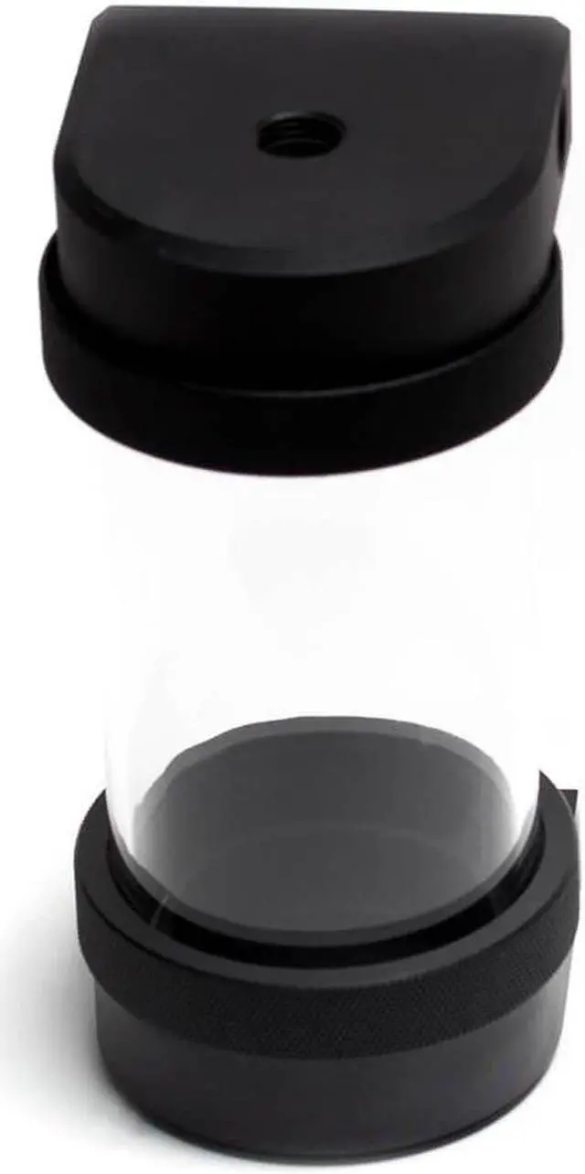 Main image of PrimoChill CTR Hard Mount Black POM Reservoir - 120mm - TX Matte Black