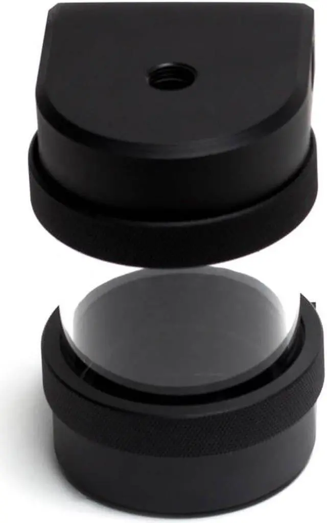 Main image of PrimoChill CTR Hard Mount Black POM Reservoir - 80mm - TX Matte Black