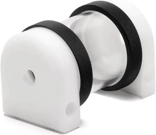Main image of PrimoChill CTR Hard Mount White POM Reservoir - 80mm - TX Matte Black