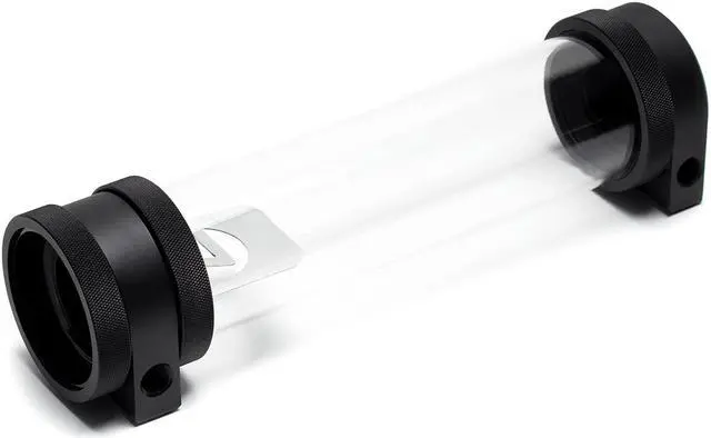 Main image of PrimoChill CTR Hard Mount High Flow D5 Enabled Reservoir - Black POM - 240mm - TX Matte Black (Pump NOT Included)