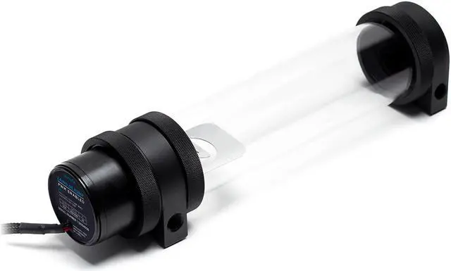 Alt view image 3 of 3 - PrimoChill CTR Hard Mount High Flow D5 Enabled Reservoir - Black POM - 240mm - TX Matte Black (Pump NOT Included)