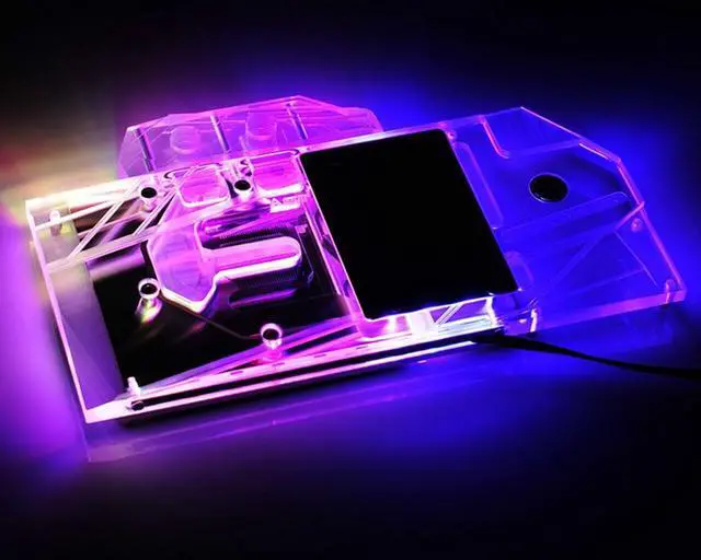 Alt view image 4 of 5 - Bykski GALAX RTX 2070 GAMER Full Coverage GPU Water Block - Clear (N-GY2070GAMER-X)