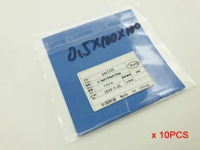 Main image of 10PCS Thermal Pad 0.5mm*100mm*100mm GPU CPU Heatsink Cooling Conductive Silicone Pad
