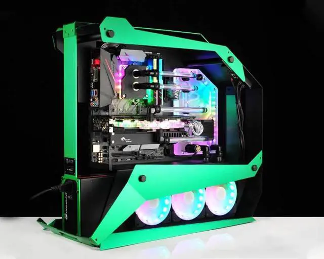 Alt view image 4 of 5 - Bykski Distro Plate - ZEAGINAL Z16 - PMMA w/ 5v Addressable RGB (RBW) (RGV-ZG-Z16)
