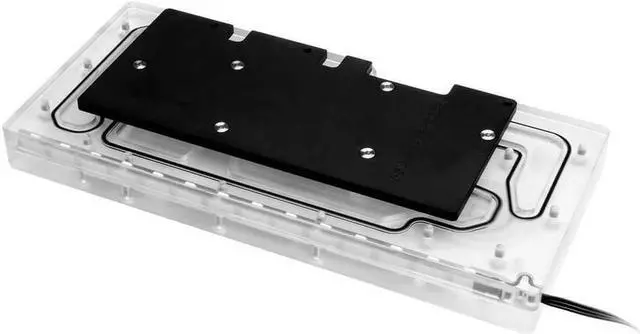 Alt view image 2 of 5 - Bykski Distro Plate - Phanteks Wind Chaser PK515E - PMMA w/ 5v Addressable RGB (RBW) (RGV-PHA-PK515E)