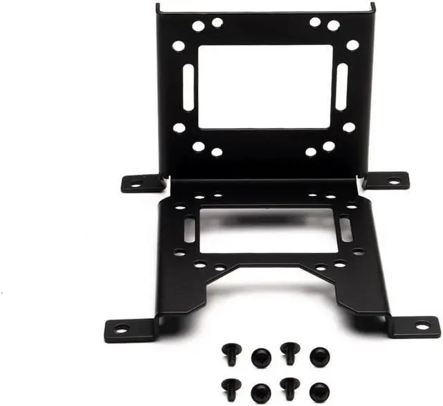 Main image of Bykski 120mm Multi Function 90 Degree Shelf Style Water Cooling Bracket - Black (B-PMFS)