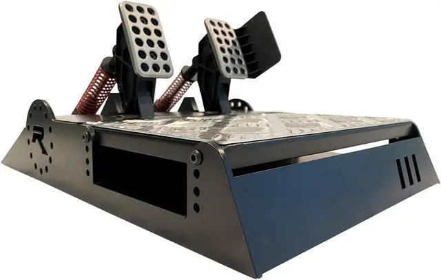 Alt view image 4 of 8 - GTR Simulator RS30 Ultra Force Feedback Driving Racing Wheel Suede Leather Cover Instant Gear Shifters with V3 Responsive Adjustable Metal Base 2-Pedals for PC | Xbox