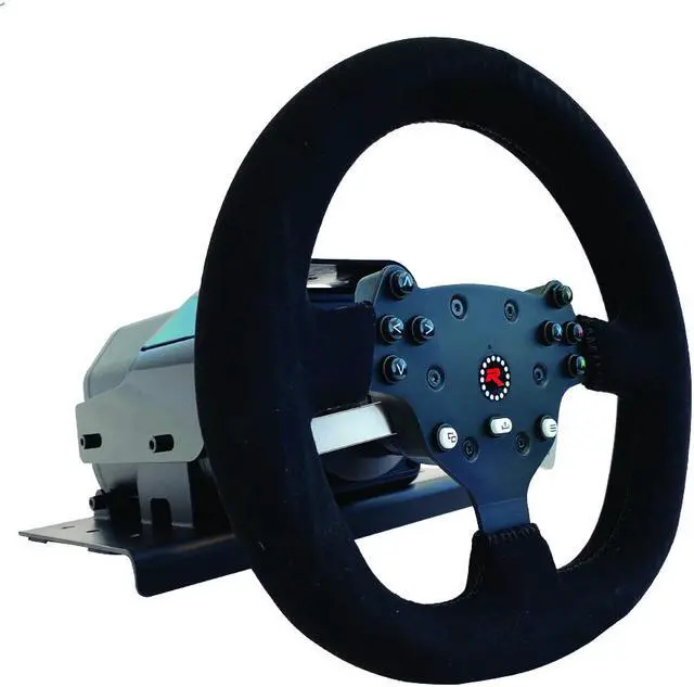 Alt view image 2 of 8 - GTR Simulator RS30 Ultra Force Feedback Driving Racing Wheel Suede Leather Cover Instant Gear Shifters with V3 Responsive Adjustable Metal Base 2-Pedals for PC | Xbox