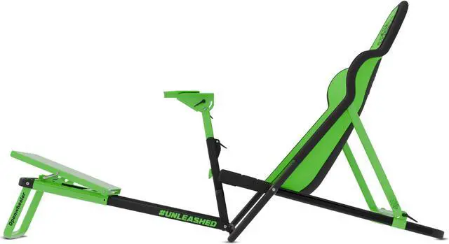 Alt view image 4 of 7 - GTR Simulator GTA Compact V2 Foldable Racing Cockpit | F1 Team Kick Sauber Edition | Adjustable Seat & Pedals | Direct Drive Support | Fits Logitech, Thrustmaster, Fanatec, MOZA